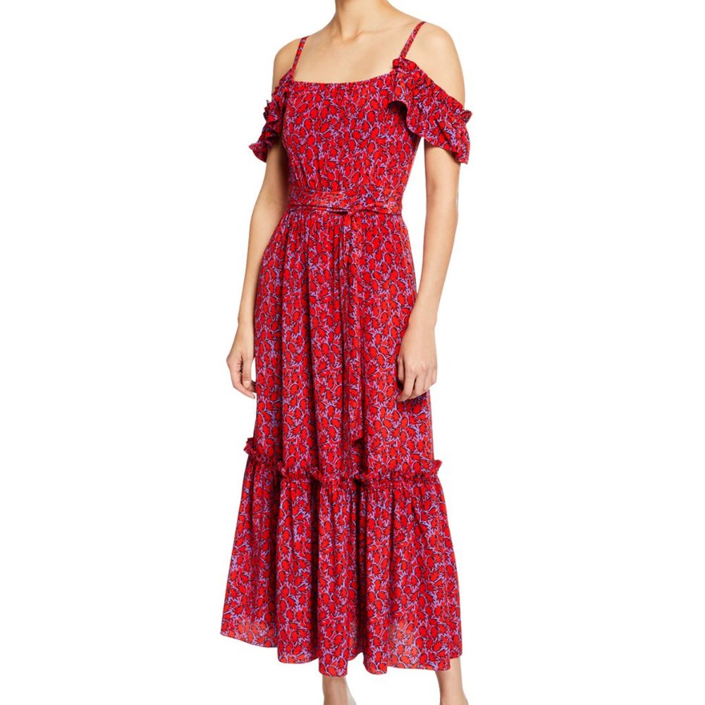 Derek Lam 10 Crosby Cami Cold Shoulder Dress